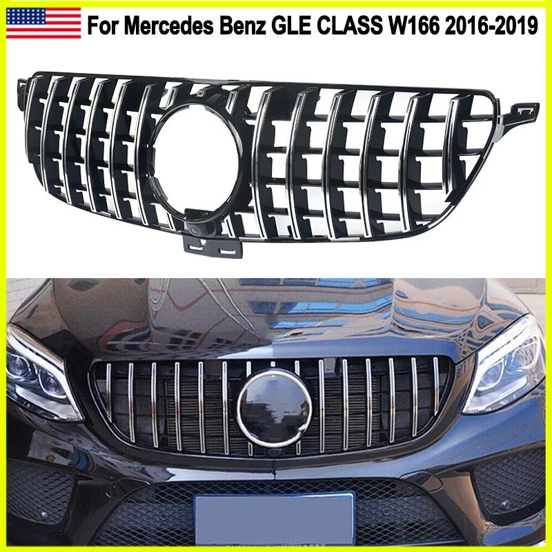 Magickit GT Style Front Grille Fit For 2016-2019 Mercedes Benz W166 GLE350 GLE400 GLE43 Chorme with Black Racing Grills
Magickit GT Style Front Grille Fit For 2016-2019 Mercedes Benz W166 GLE350 GLE400 GLE43 Chorme with Black Racing Grills