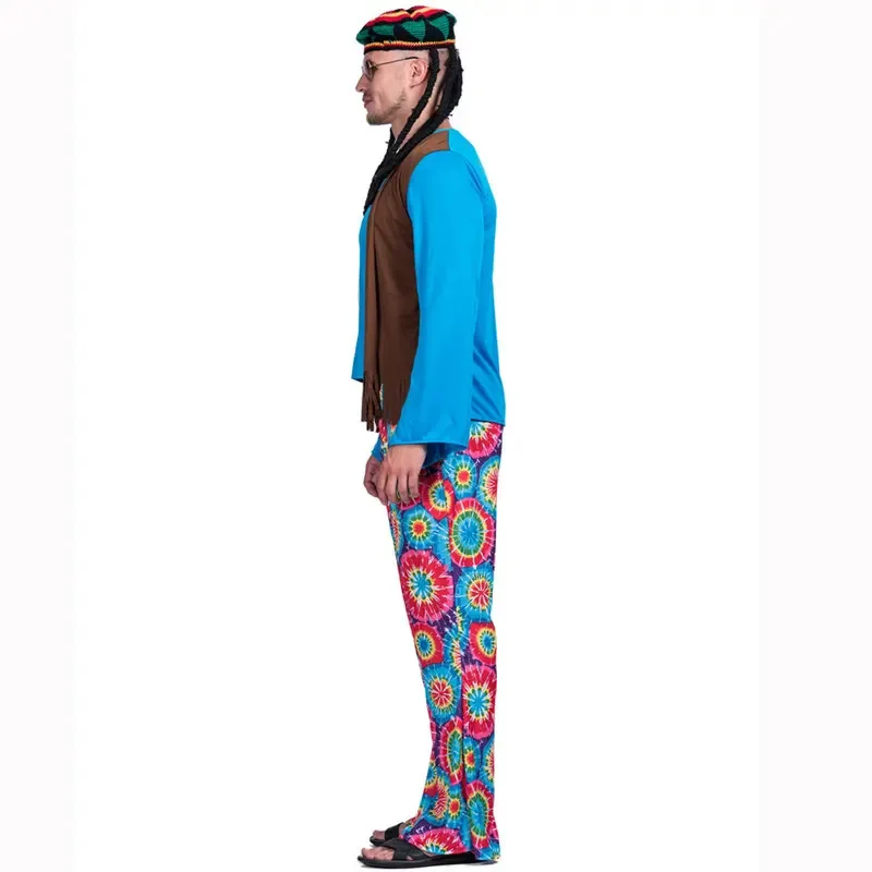 Anime Cosplay Hippie Clothes For Men Women Fancy Carnival Mens Vintage 70s Vest Party Hippie Outfit Costume 72th
Anime Cosplay Hippie Clothes For Men Women Fancy Carnival Mens Vintage 70s Vest Party Hippie Outfit Costume 72th