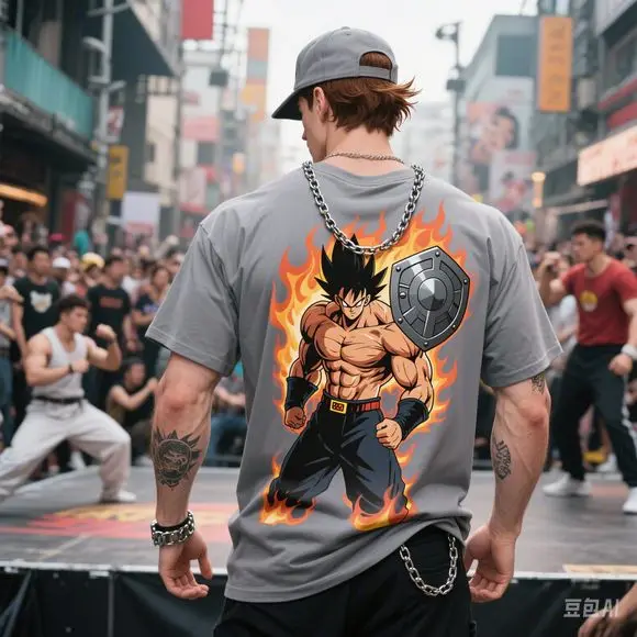 Dragon Ball Anime Men's Cotton T-Shirts in Black White Grey Trendy Street Style for Summer 2025 Attracting Dragon Ball Devotees
Dragon Ball Anime Men's Cotton T-Shirts in Black White Grey Trendy Street Style for Summer 2025 Attracting Dragon Ball Devotees