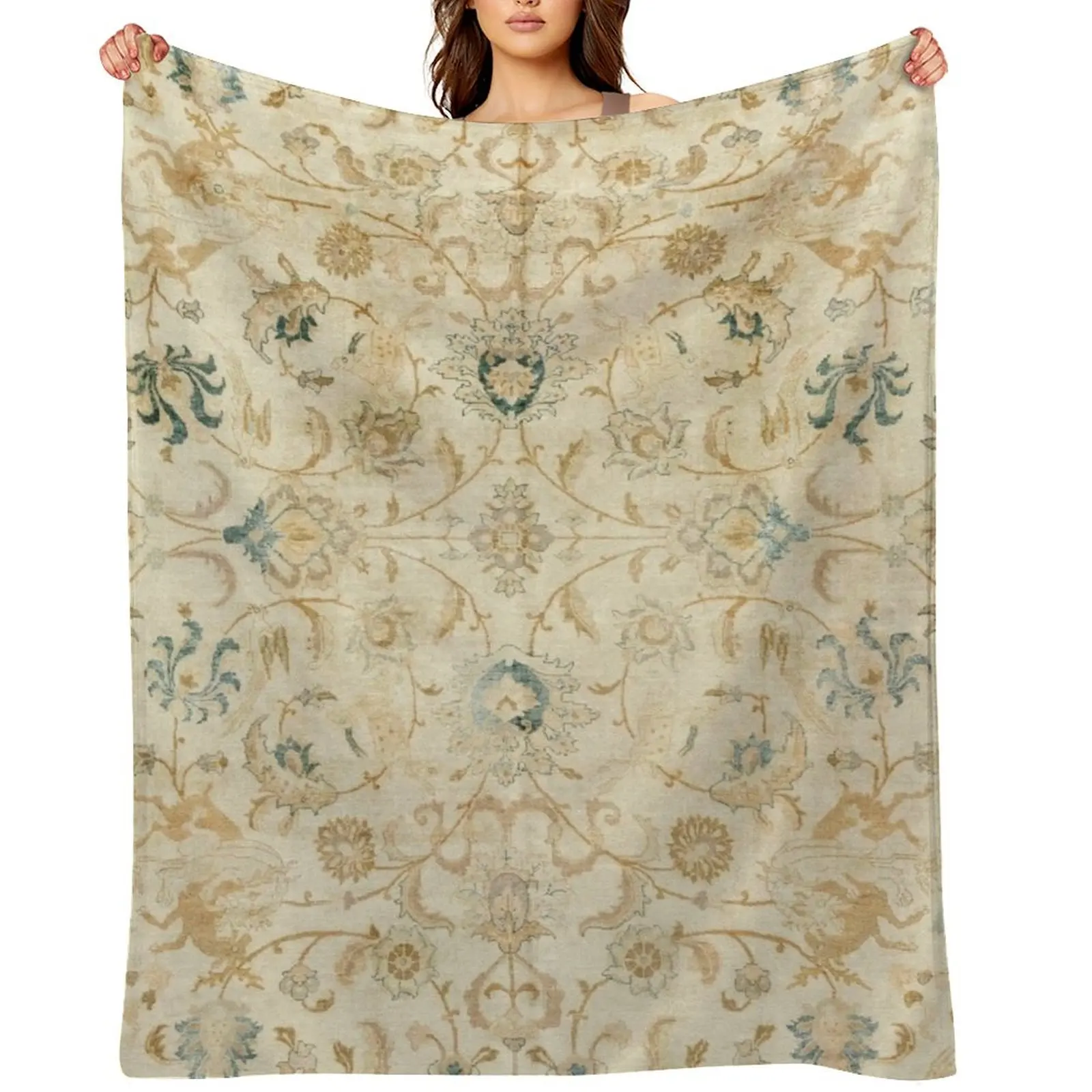 Antique Persian Tabriz Rug Print Throw Blanket Hairy for sofa Fashion Sofas Plaid Blankets
Antique Persian Tabriz Rug Print Throw Blanket Hairy for sofa Fashion Sofas Plaid Blankets