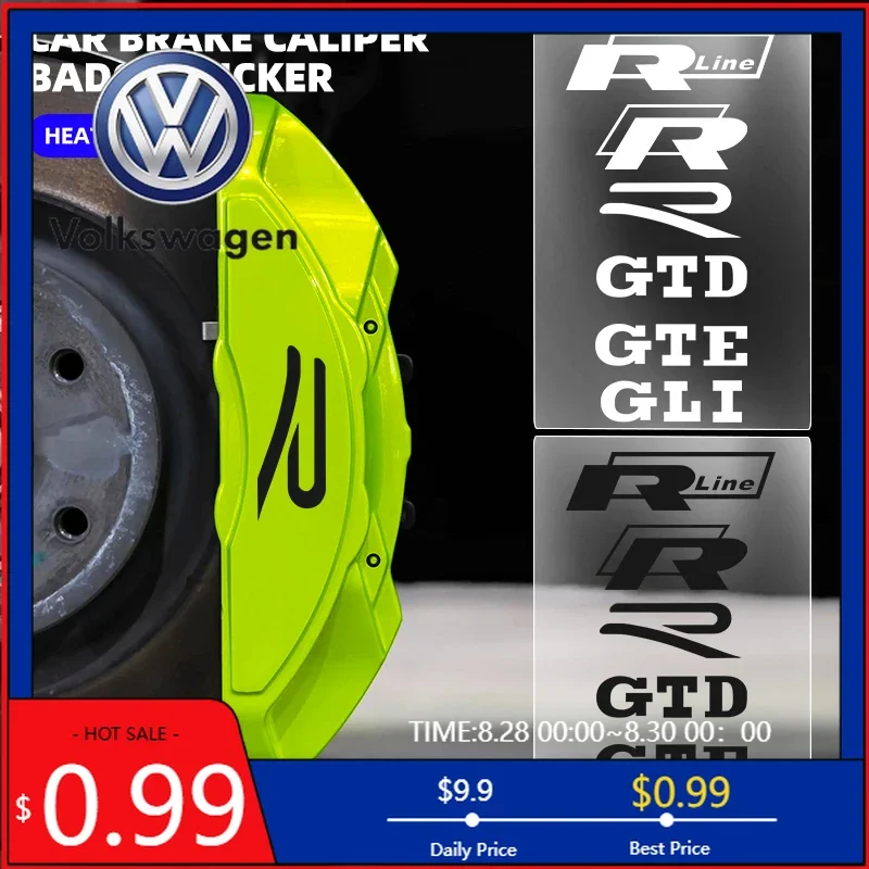 VW 2026 Hot 1set Car Brake Caliper Graphic Stickers For Volkswagen Tiguan Bora POLO PASSAT CC Touran GOLF Jetta Arteon T-CROSS M
VW 2026 Hot 1set Car Brake Caliper Graphic Stickers For Volkswagen Tiguan Bora POLO PASSAT CC Touran GOLF Jetta Arteon T-CROSS M