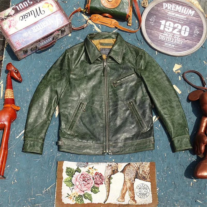 Muhlenberg Original! Tannery Leather Wax Dye Slim Fit Collar Men's Jaet een Young Skin Real Leather Faion Ci Sle
Muhlenberg Original! Tannery Leather Wax Dye Slim Fit Collar Men's Jaet een Young Skin Real Leather Faion Ci Sle