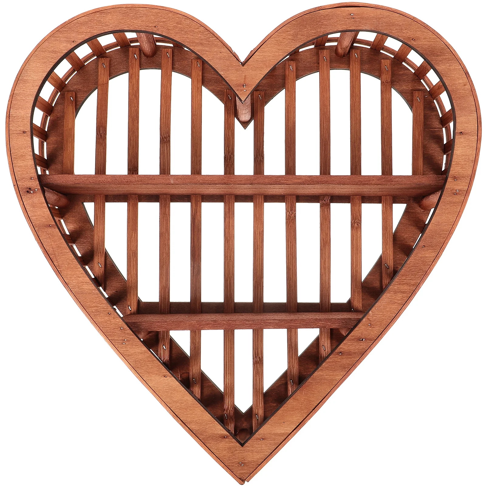 Heart Shaped Wooden Wall Shelf Display Rack Home Decor Storage Small Items nament Multi Layer Design Practical Use
Heart Shaped Wooden Wall Shelf Display Rack Home Decor Storage Small Items nament Multi Layer Design Practical Use