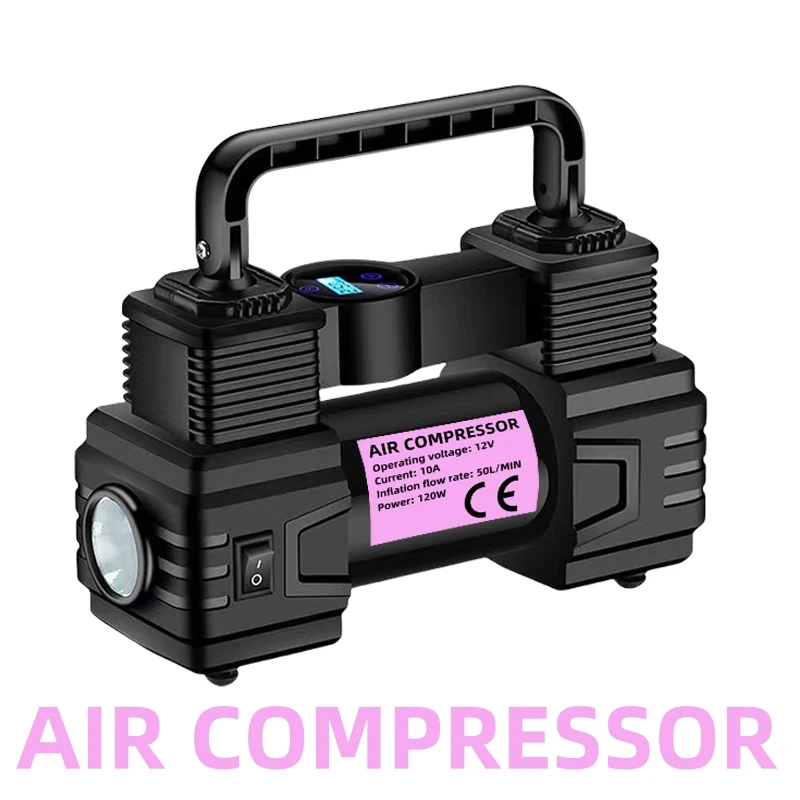 Car mounted air pump wired high-pressure inflation pump convenient small inflation pump car tire inflation pump
Car mounted air pump wired high-pressure inflation pump convenient small inflation pump car tire inflation pump