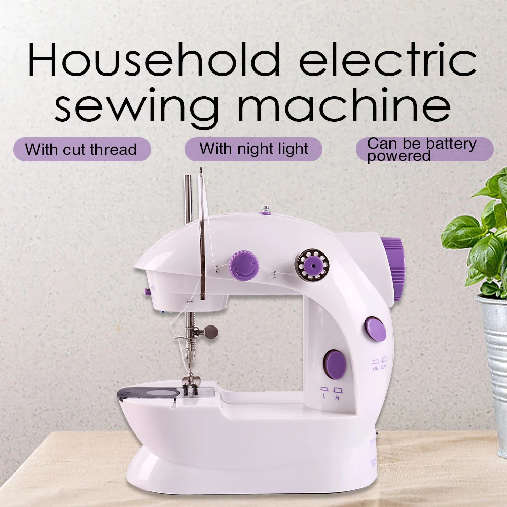 1PC Sewing Machine Mini Portable Household Night Light Foot Pedal Straight Line Hand Table Two Thread Kit Electric Repair Tool
1PC Sewing Machine Mini Portable Household Night Light Foot Pedal Straight Line Hand Table Two Thread Kit Electric Repair Tool