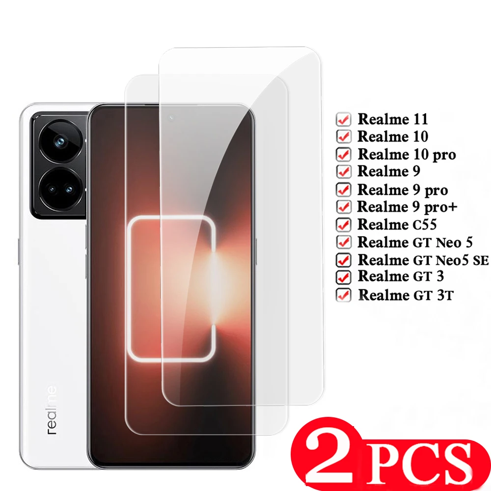 2 шт. Защитная пленка для Realme GT Neo 3 3T 5 SE, закаленное стекло для Realme 9 10 11 pro plus C55 GT2 pro, защита экрана телефона
2 шт. Защитная пленка для Realme GT Neo 3 3T 5 SE, закаленное стекло для Realme 9 10 11 pro plus C55 GT2 pro, защита экрана телефона
