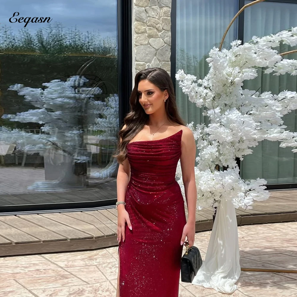 Burgundy Evening Dresses Sequins فساتين سهرة Women Formal Dress Vestidos De Festa Prom Gown Maxi 2025 Customized
Burgundy Evening Dresses Sequins فساتين سهرة Women Formal Dress Vestidos De Festa Prom Gown Maxi 2025 Customized