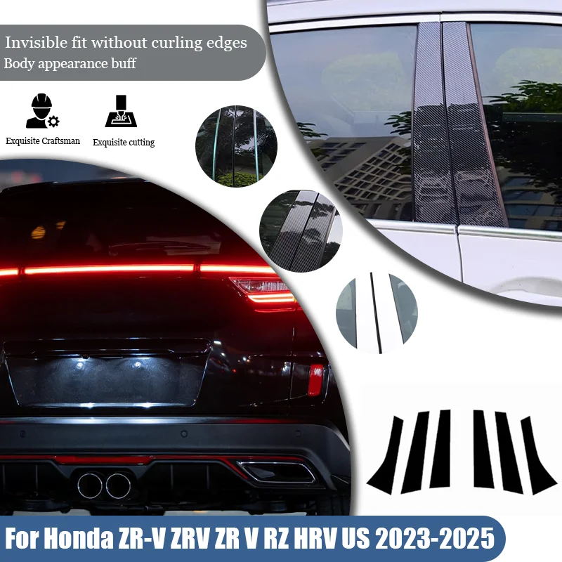 For Honda ZR-V ZRV ZR V RZ HRV US 2023-2025 B C Glossy Window Trim Covers Black Film Accessories
For Honda ZR-V ZRV ZR V RZ HRV US 2023-2025 B C Glossy Window Trim Covers Black Film Accessories