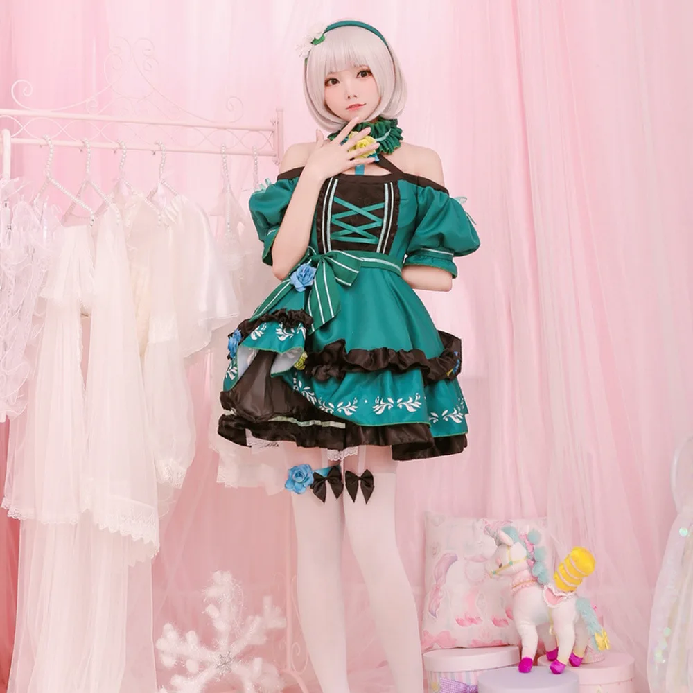 Женское платье в викторианском стиле Kawaii Girl, зеленое милое винтажное кружевное платье с бантом и милым принтом, Женский карнавальный костюм для косплея
Женское платье в викторианском стиле Kawaii Girl, зеленое милое винтажное кружевное платье с бантом и милым принтом, Женский карнавальный костюм для косплея
