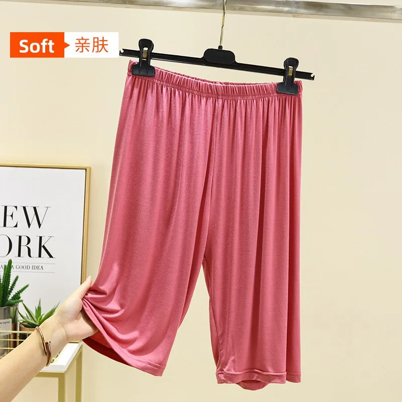 High Waist Modal Shorts Women's Comfortable Home Sleep Pants Loose Fit Casual Outerwear Five-Point Pure Color Wide Leg Pants
High Waist Modal Shorts Women's Comfortable Home Sleep Pants Loose Fit Casual Outerwear Five-Point Pure Color Wide Leg Pants