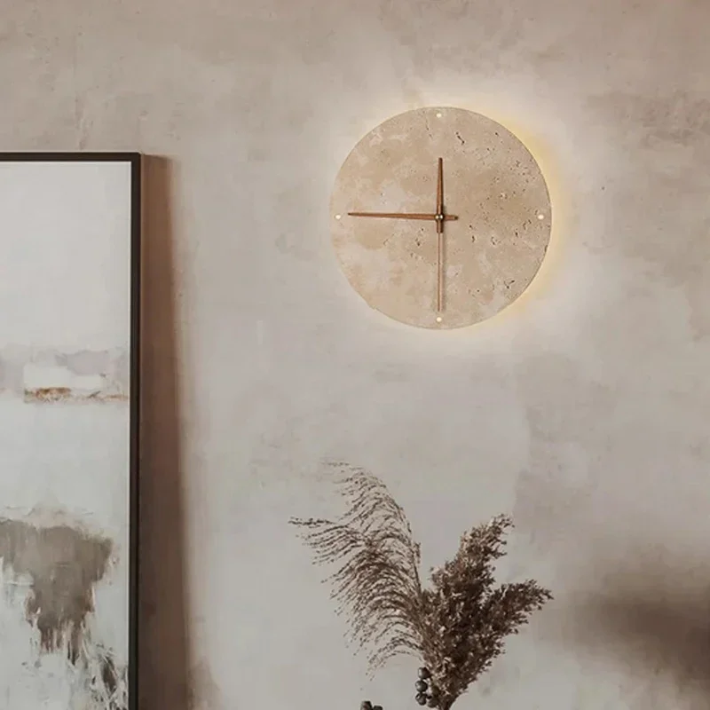 Modern Creative Fashion Round Stone Wood LED Decor Home Clock Wall Lamp Bedroom Living Room Dining Room Lighting Fixtures
Modern Creative Fashion Round Stone Wood LED Decor Home Clock Wall Lamp Bedroom Living Room Dining Room Lighting Fixtures