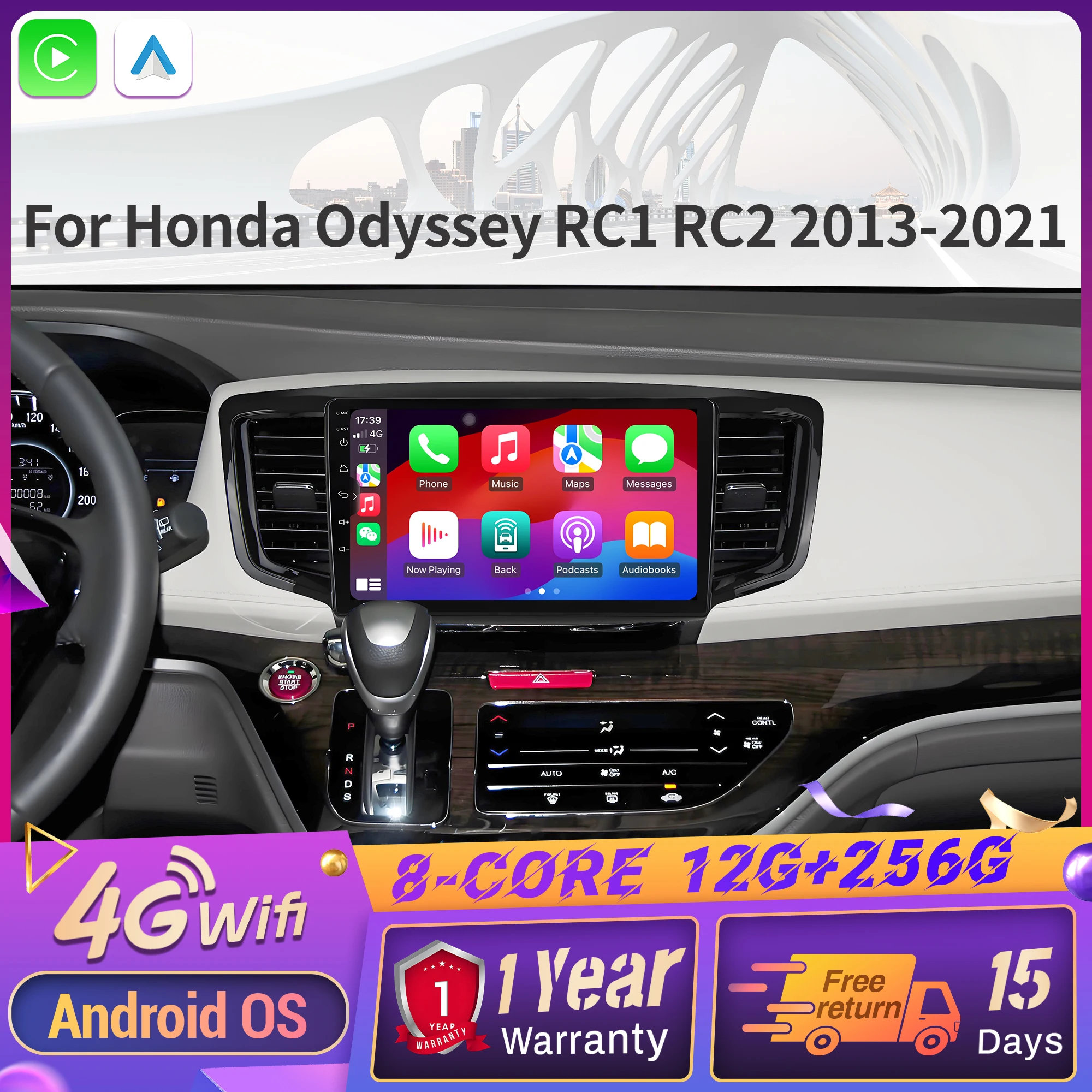 Car Radio Multimedia For Honda Odyssey RC1 RC2 2013-2021 Navigation GPS Wireless Android 14 CarPlay 2K QLED Screen
Car Radio Multimedia For Honda Odyssey RC1 RC2 2013-2021 Navigation GPS Wireless Android 14 CarPlay 2K QLED Screen