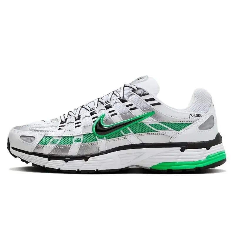 Nike P-6000 Мужчины и женщины одинаковые белые зеленые удобные нескользящие спортивные кроссовки с низким верхом
Nike P-6000 Мужчины и женщины одинаковые белые зеленые удобные нескользящие спортивные кроссовки с низким верхом