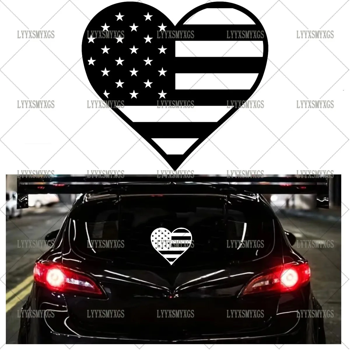 Self-Adhesive Custom American Flag Heart Car Stickers Waterproof Sunscreen Vinyl Decal PVC wholesale Car Accessories
Self-Adhesive Custom American Flag Heart Car Stickers Waterproof Sunscreen Vinyl Decal PVC wholesale Car Accessories