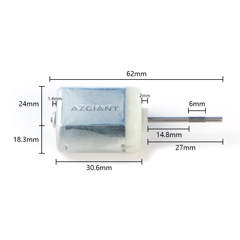 20 pcs AZGIANT 27mm ribbed round shaft Car Door Lock Actuator 280 motor, steer ELV motor
20 pcs AZGIANT 27mm ribbed round shaft Car Door Lock Actuator 280 motor, steer ELV motor