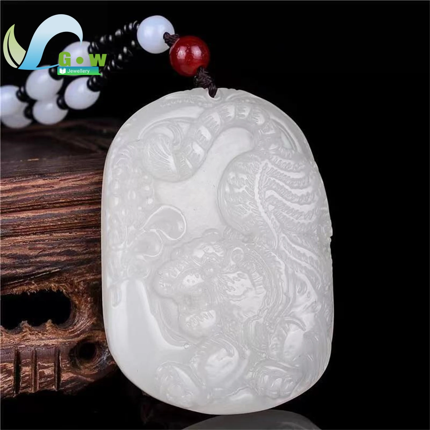 Natural Xinjiang Hetian Spinach Green Jade Pendant Material Majestic Tiger Carving Golden Yellow Nephrite Jewelry Gift for Men
Natural Xinjiang Hetian Spinach Green Jade Pendant Material Majestic Tiger Carving Golden Yellow Nephrite Jewelry Gift for Men