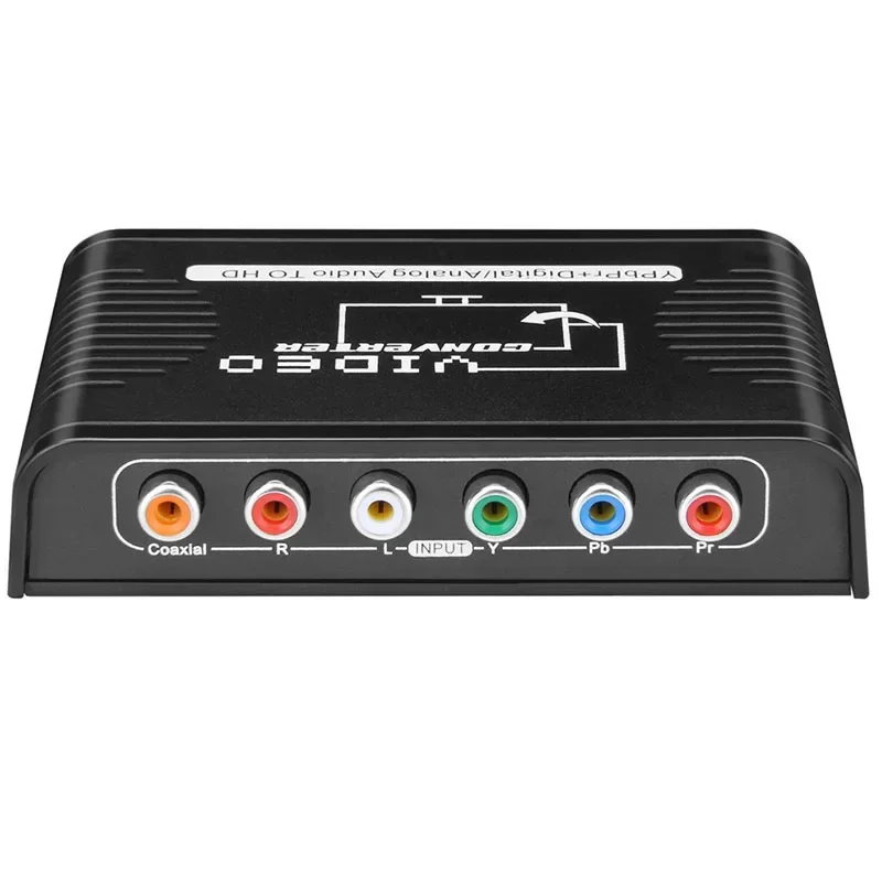 Component Video Digital /Analog Coaxial Audio Ypbpr To HDMI Display Adapter Video Converter for Wii PS2 PS3 DVD To TV Monitor
Component Video Digital /Analog Coaxial Audio Ypbpr To HDMI Display Adapter Video Converter for Wii PS2 PS3 DVD To TV Monitor