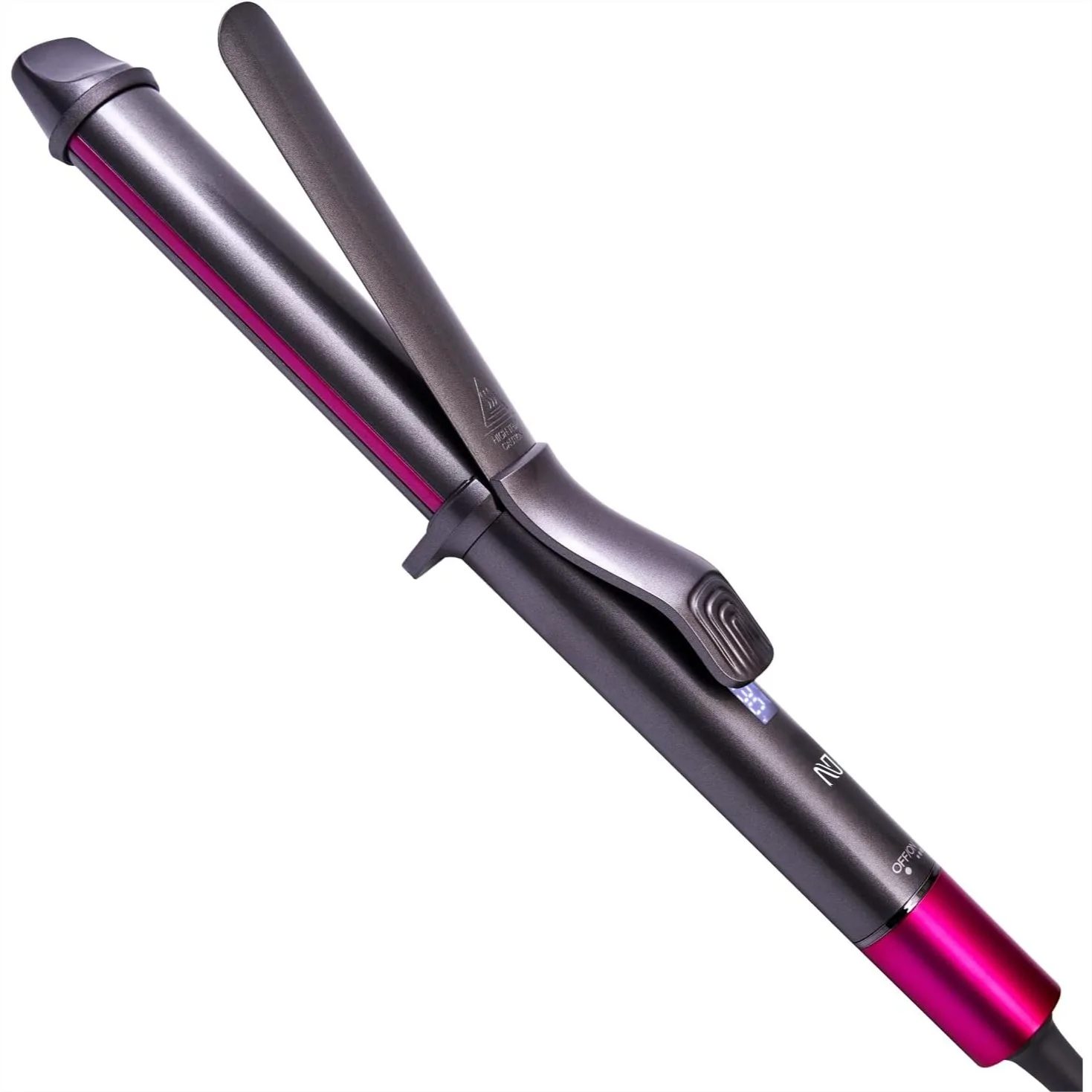 1.25 Inch Curling Iron with Ceramic Coating, Fast Heating up to 430°F for All Hair Types, Auto Shut Off, Pink
1.25 Inch Curling Iron with Ceramic Coating, Fast Heating up to 430°F for All Hair Types, Auto Shut Off, Pink