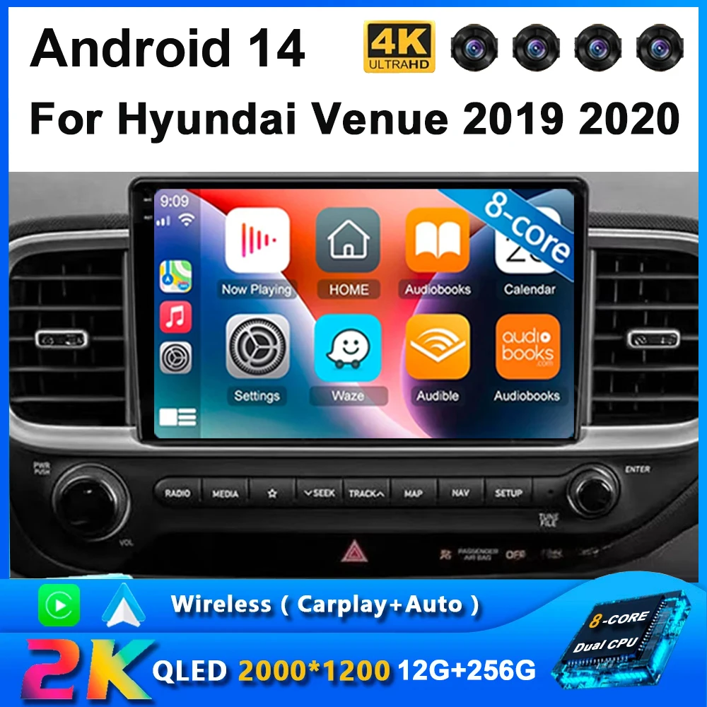Android 14 Car Radio For Hyundai Venue 2019 2020 Multimedia Stereo Video Player GPS Navigation BT 4G Wireless Carplay Auto WIFI
Android 14 Car Radio For Hyundai Venue 2019 2020 Multimedia Stereo Video Player GPS Navigation BT 4G Wireless Carplay Auto WIFI