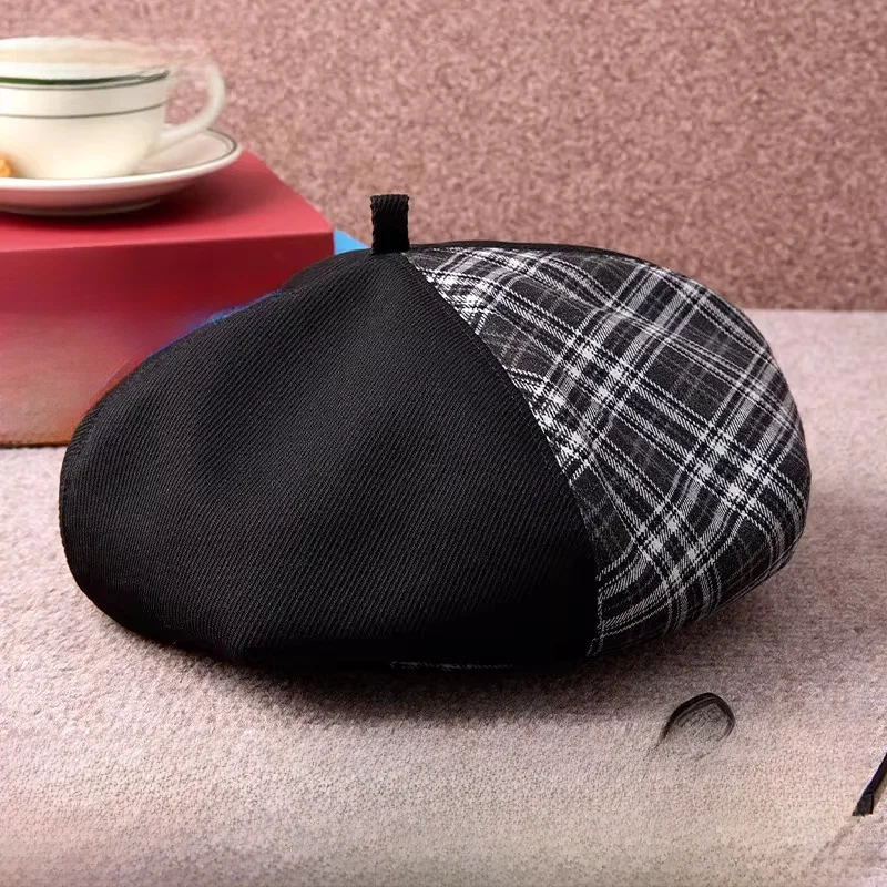 Cool Retro Striped Beret Hat Bla Brown Plaid Patchwork Small Fraance Sle Cute Trendy Girls Bud Hat Cartoon Anime Surrou...
Cool Retro Striped Beret Hat Bla Brown Plaid Patchwork Small Fraance Sle Cute Trendy Girls Bud Hat Cartoon Anime Surrou...