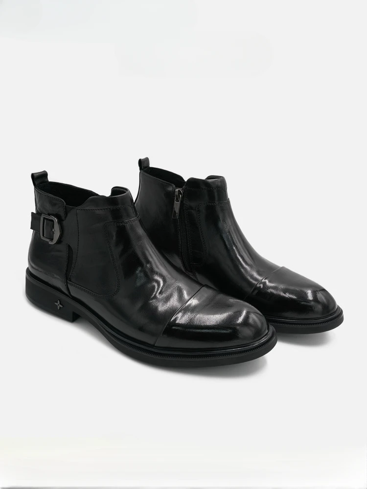 Autumn and Winter New Business Leather Men's Boots Fashion Casual Zipper High-top Leather Shoes, Trendy Men's Shoes
Autumn and Winter New Business Leather Men's Boots Fashion Casual Zipper High-top Leather Shoes, Trendy Men's Shoes