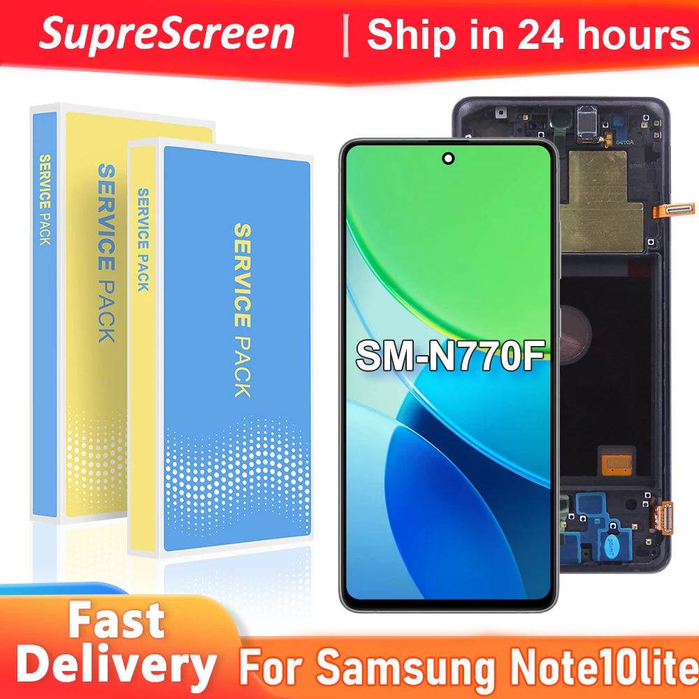 TFT Display For Samsung Galaxy Note 10 Lite Lcd N770 N770F/DS N770F/DSM Display Touch Screen Digitizer note10 lite DIsplay
TFT Display For Samsung Galaxy Note 10 Lite Lcd N770 N770F/DS N770F/DSM Display Touch Screen Digitizer note10 lite DIsplay