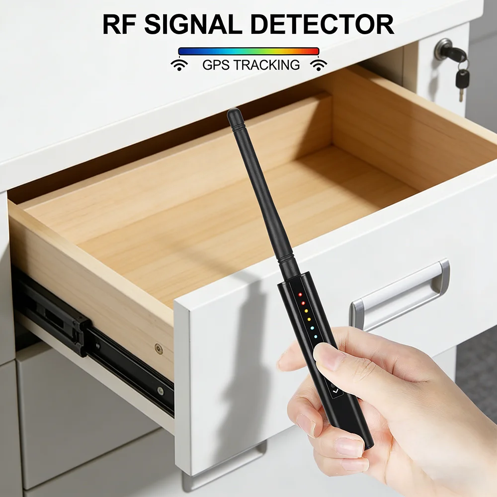 G728 Professional Anti Spy Detector Bug GSM Audio Spy-Camera Finder GPS Tracker Lens Wireless RF Signal Locator Detects Scanner
G728 Professional Anti Spy Detector Bug GSM Audio Spy-Camera Finder GPS Tracker Lens Wireless RF Signal Locator Detects Scanner