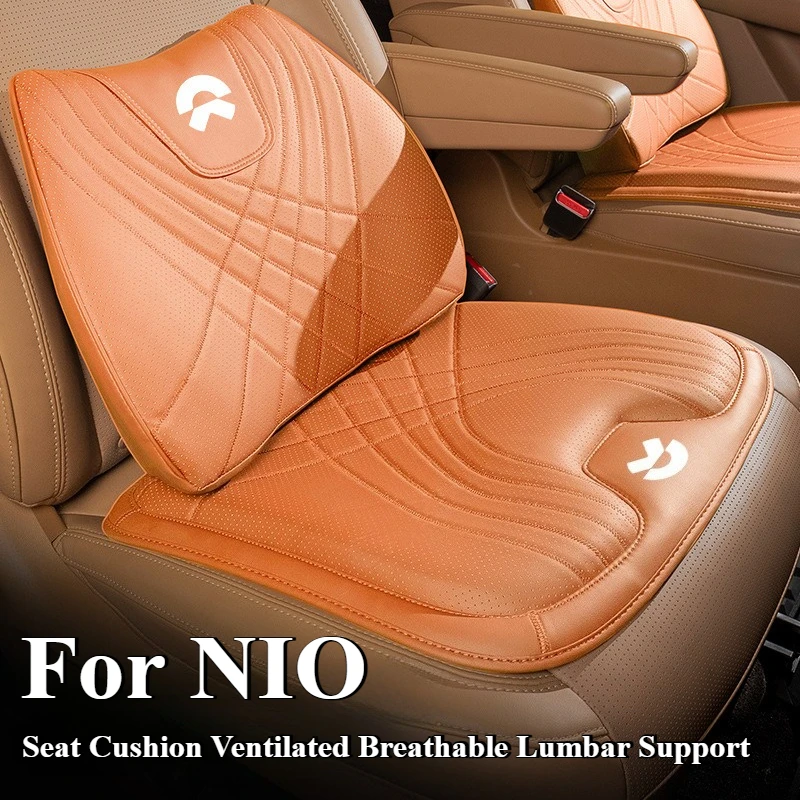 For NIO ET7 EC6 ES6 ES8 ES7 ET5 Seat Cushion Ventilated Breathable Lumbar Support All Season Universal Car Interior Accessory
For NIO ET7 EC6 ES6 ES8 ES7 ET5 Seat Cushion Ventilated Breathable Lumbar Support All Season Universal Car Interior Accessory