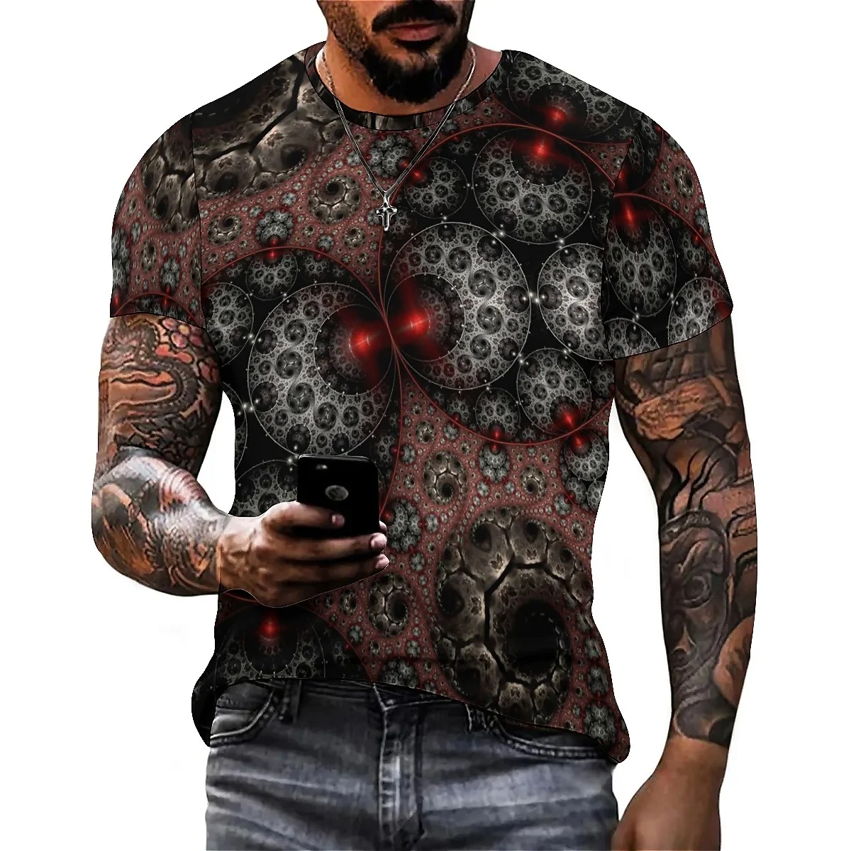 Hawaiian Style Outdoor Sports Men's 3D Printed Short Sleeve T-Shirt - High-Quality
Hawaiian Style Outdoor Sports Men's 3D Printed Short Sleeve T-Shirt - High-Quality