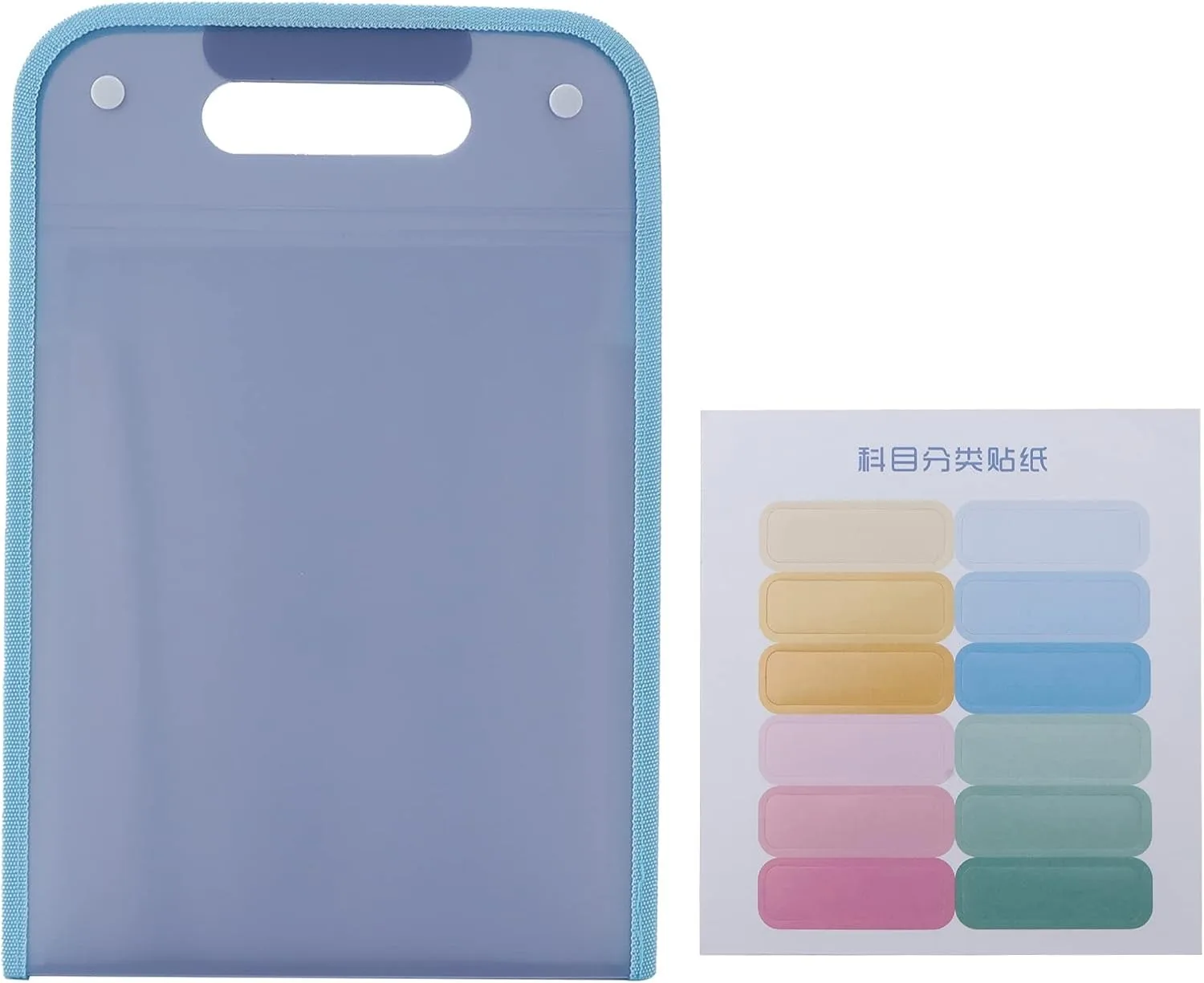 Sky Blue Portable Expanding Accordion File Folder Organizer with 13 PP Pockets, Snap Closure A4 Document Storage Holder, Multi-Purpose Desktop Filing Box for School, Home & Office Paper Management
Sky Blue Portable Expanding Accordion File Folder Organizer with 13 PP Pockets, Snap Closure A4 Document Storage Holder, Multi-Purpose Desktop Filing Box for School, Home & Office Paper Management