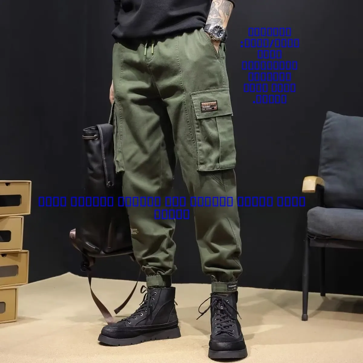 Pure Cotton Work Trousers Men's Thiened Loose Sports Joggers Trendy Brand Multi-ket Functional Wear-Resistant Work Pants
Pure Cotton Work Trousers Men's Thiened Loose Sports Joggers Trendy Brand Multi-ket Functional Wear-Resistant Work Pants
