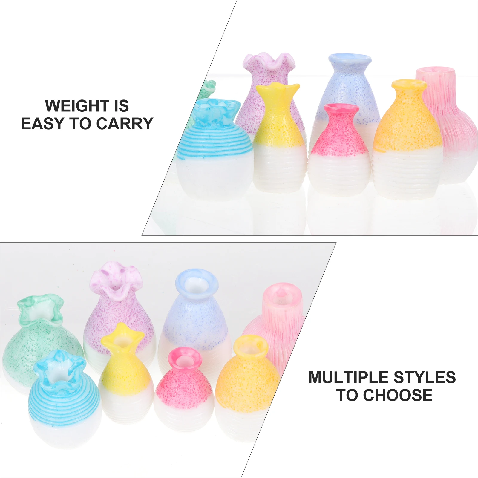 8pcs Resin Flower Mini Desktop Vase Home Decoration Ornament Creative Artistic Design Fresh Greenery Silk Flowers
8pcs Resin Flower Mini Desktop Vase Home Decoration Ornament Creative Artistic Design Fresh Greenery Silk Flowers