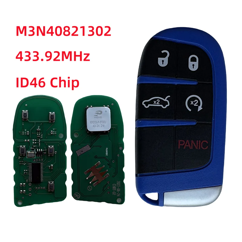 For Dodge Charger Dart Journey Challenger Durango For Jeep Grand Cherokee WK Chrysler 300 Smart Key ID46Chip 434Mhz M3N40821302
For Dodge Charger Dart Journey Challenger Durango For Jeep Grand Cherokee WK Chrysler 300 Smart Key ID46Chip 434Mhz M3N40821302