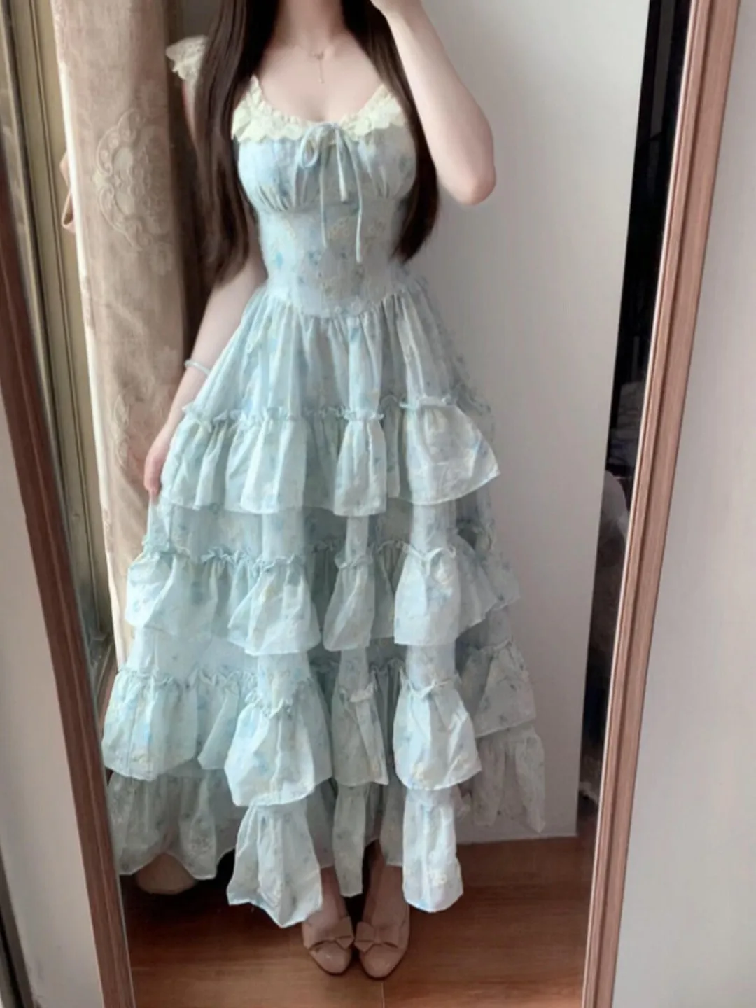 Beachy Floral Cake Skirt Dress Strapless Summer New Style Women's Dress High Waist Gentle Style Cotton Blend Non-fading
Beachy Floral Cake Skirt Dress Strapless Summer New Style Women's Dress High Waist Gentle Style Cotton Blend Non-fading