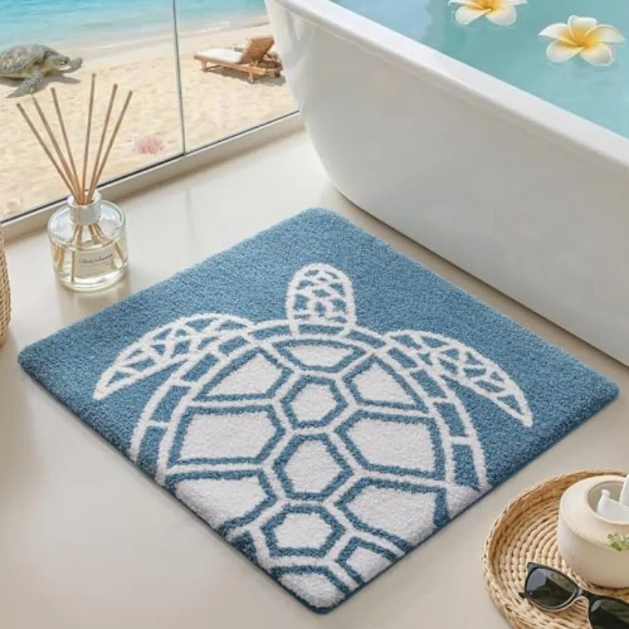 Ocean Sea Turtle Bathroom Rug Square Bath Mat 31x31 Cute Funny Animal Bath Rugs Non Slip Washable Absorbent Soft Microfiber Bat
Ocean Sea Turtle Bathroom Rug Square Bath Mat 31x31 Cute Funny Animal Bath Rugs Non Slip Washable Absorbent Soft Microfiber Bat