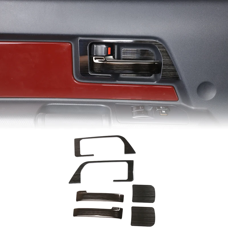 For Toyota FJ Cruiser 2007-2021 Stainless steel Car Door Inner Door Handle Door Bowl Decoration Sticker Car Interior Accessories
For Toyota FJ Cruiser 2007-2021 Stainless steel Car Door Inner Door Handle Door Bowl Decoration Sticker Car Interior Accessories