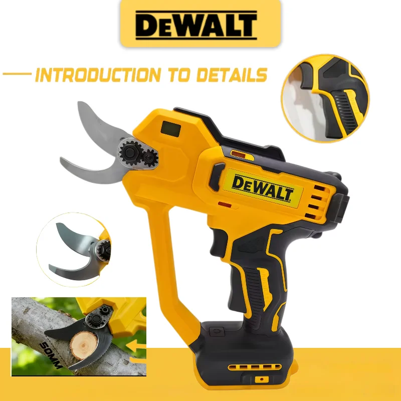 DEWALT Cordless Electric Branch Pruner Scissors Brushless Pruning Shears High-Power Cutter Power Tool
DEWALT Cordless Electric Branch Pruner Scissors Brushless Pruning Shears High-Power Cutter Power Tool