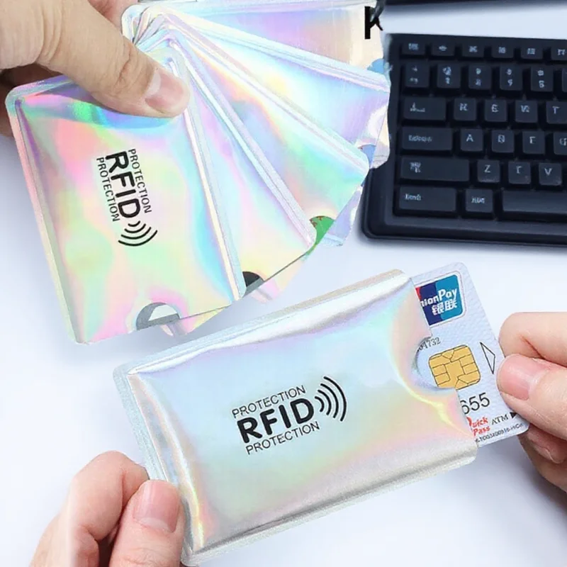 5 шт. ультратонкий RFID-кошелек с блокировкой, держатель для кредитных карт, защитный чехол от кражи, безопасный тонкий кошелек, новый 
5 шт. ультратонкий RFID-кошелек с блокировкой, держатель для кредитных карт, защитный чехол от кражи, безопасный тонкий кошелек, новый
