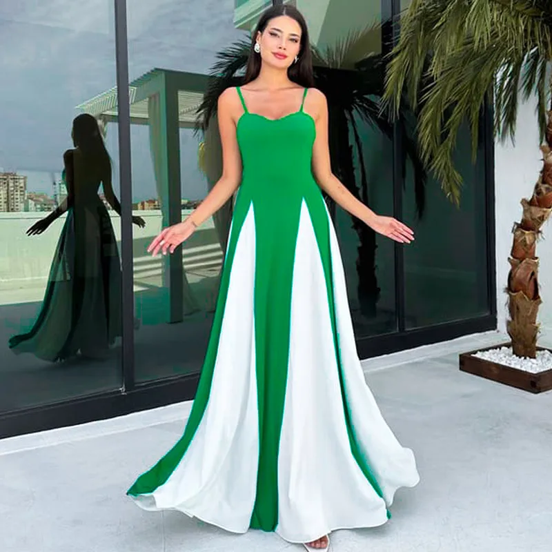 Style Women's Clothing2025Spring New Fashionable Color-Block Splicing Strap Dress Wholesale
Style Women's Clothing2025Spring New Fashionable Color-Block Splicing Strap Dress Wholesale