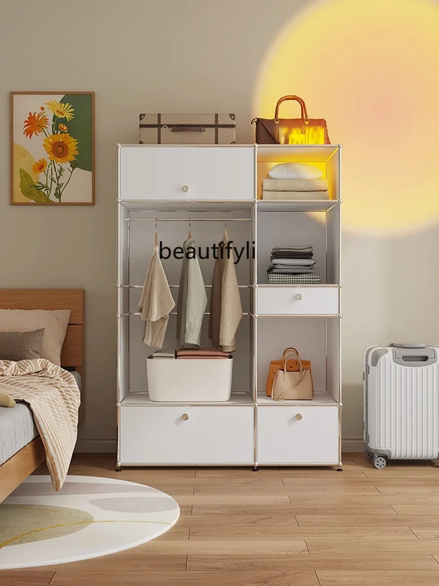 USM module wardrobe floor coat rack household small apartment stainless steel hanger bedroom storage cabinet
USM module wardrobe floor coat rack household small apartment stainless steel hanger bedroom storage cabinet