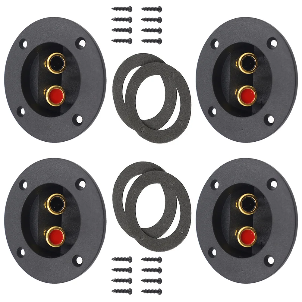 4pcs Spring-loaded Jack Connector Speaker Box Terminal Abs Zinc Alloy Gold-plated DIY Subwoofer Audio Modification Speaker
4pcs Spring-loaded Jack Connector Speaker Box Terminal Abs Zinc Alloy Gold-plated DIY Subwoofer Audio Modification Speaker
