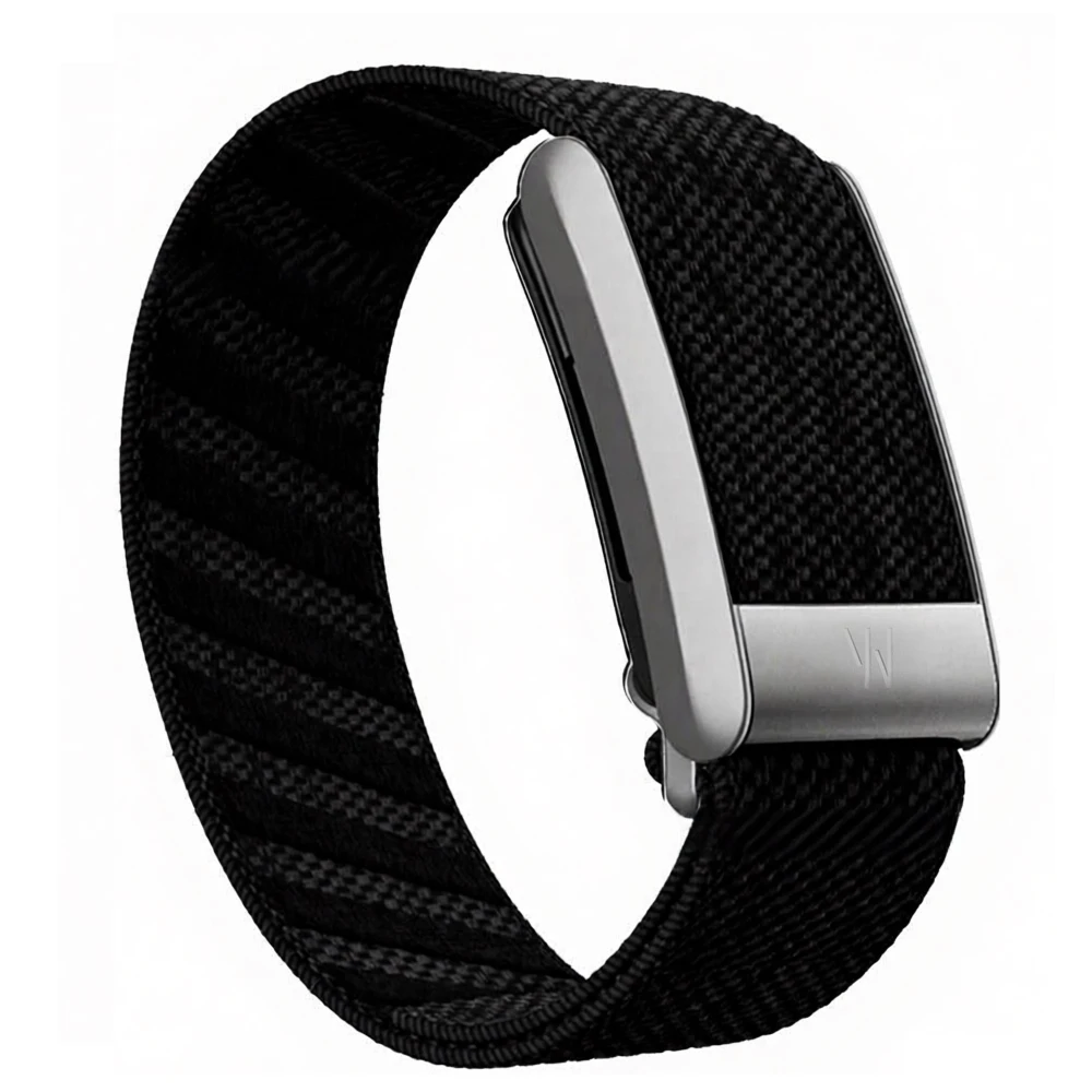 Compatible with Whoop 4.0 wristband: Nylon braided elastic sports replacement strap with silver U-shaped metal frame
Compatible with Whoop 4.0 wristband: Nylon braided elastic sports replacement strap with silver U-shaped metal frame