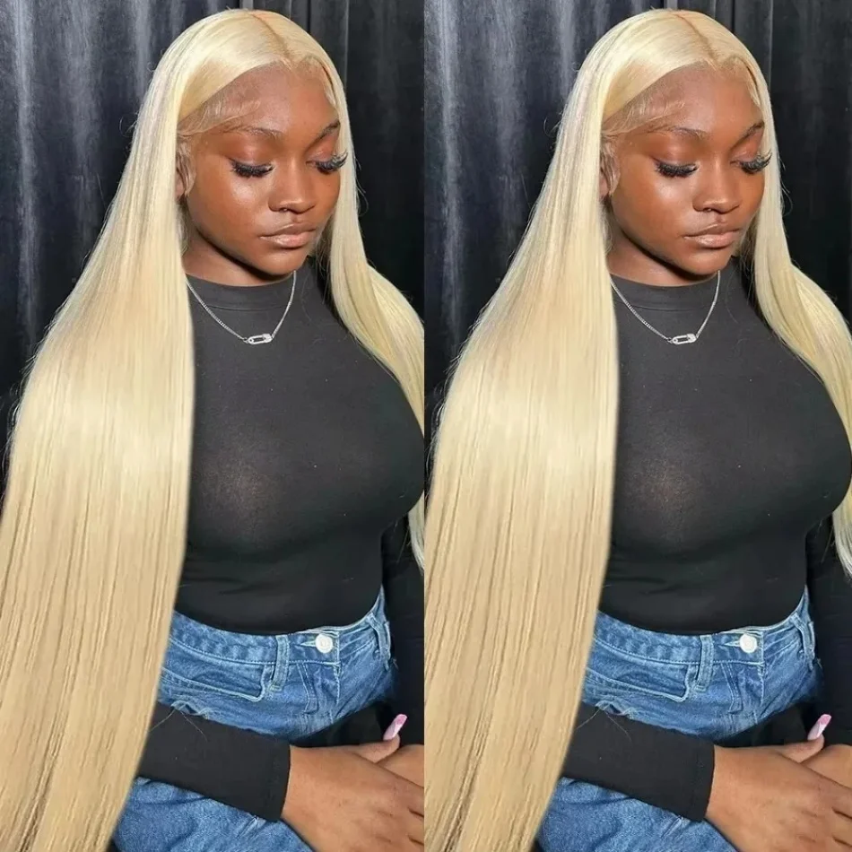 Straight Human Hair Lace Wig 13x4 13x6 Transparent Lace Frontal Wig Pre plucked 613 Blonde Human Hair Wigs For Black Women
Straight Human Hair Lace Wig 13x4 13x6 Transparent Lace Frontal Wig Pre plucked 613 Blonde Human Hair Wigs For Black Women