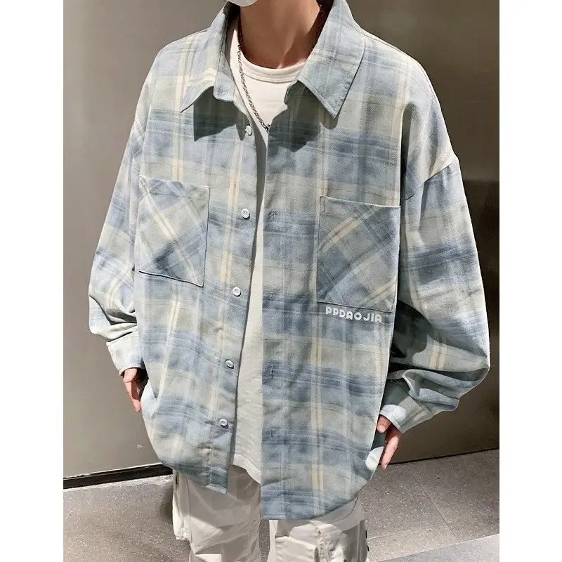 Tie-dye Plaid Long-sleeved Shirt New Loose Large Size Youth Casual Shirt Jacket
Tie-dye Plaid Long-sleeved Shirt New Loose Large Size Youth Casual Shirt Jacket