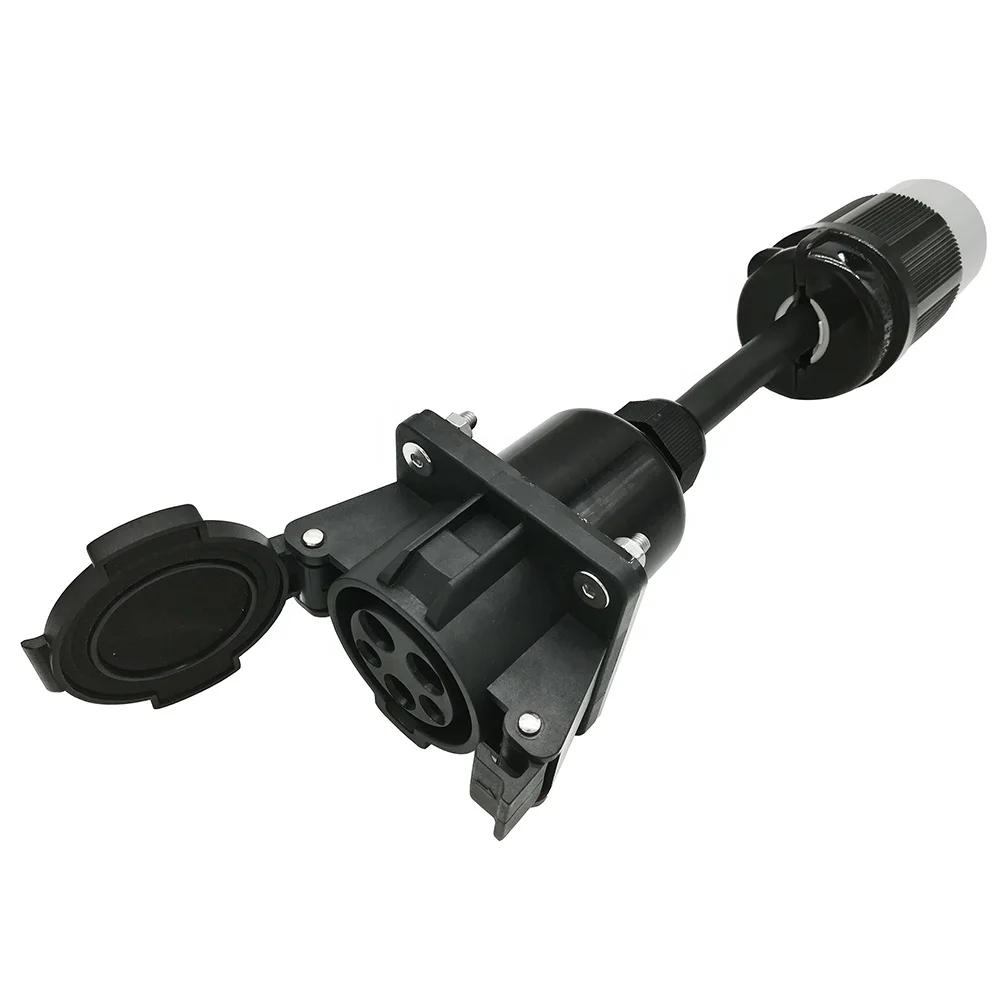 Electric Vehicle Charger SAE J1772 Socket to NEMA 15-20 Socket Type 1 IEC 6 2196-2 Electric Vehicle Charging Socket
Electric Vehicle Charger SAE J1772 Socket to NEMA 15-20 Socket Type 1 IEC 6 2196-2 Electric Vehicle Charging Socket