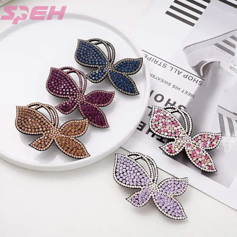 Foreign trade creative personality ladies ponytail clip bow and diamond clip exquisite hair accessories factory wholesale
Foreign trade creative personality ladies ponytail clip bow and diamond clip exquisite hair accessories factory wholesale