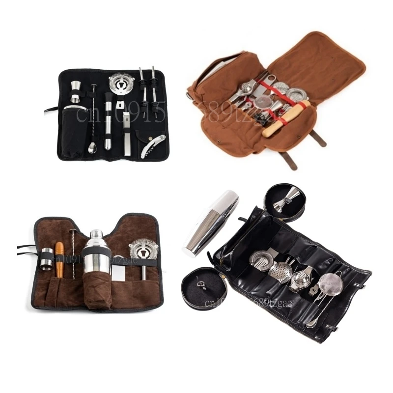 All - in - One Portable Bar Tool Set,Professional Bartender Kit with Canvas Storage Bag for Outdoor Gatherings & Home Mixing
All - in - One Portable Bar Tool Set,Professional Bartender Kit with Canvas Storage Bag for Outdoor Gatherings & Home Mixing
