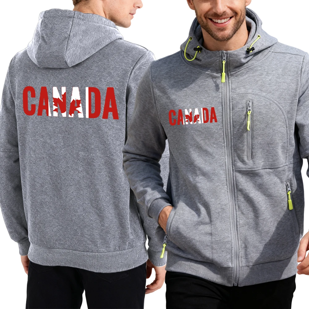 Canada Maple Leaf Pattern Zipper Hoodies Man Fashion Pocketed Hoodie Casual Comfortable Hoody Fleece Personality Streetwear
Canada Maple Leaf Pattern Zipper Hoodies Man Fashion Pocketed Hoodie Casual Comfortable Hoody Fleece Personality Streetwear