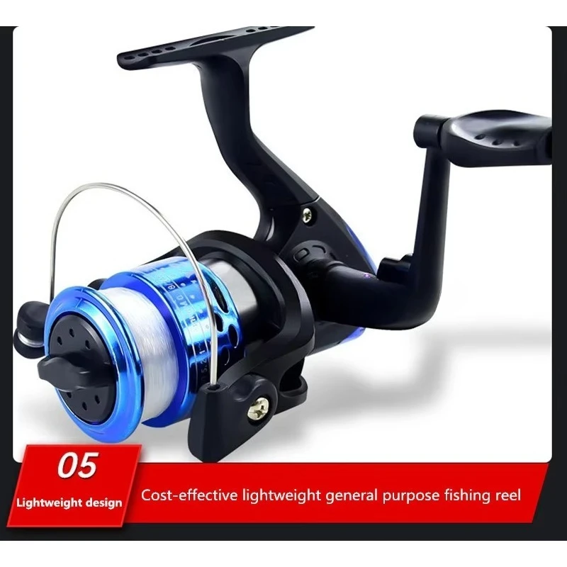 High Quality Fishing Spinning Reel with Line Mini Ice Fly Fishing Reel Size 200 Spinning Wheel Carp Fishing Reel
High Quality Fishing Spinning Reel with Line Mini Ice Fly Fishing Reel Size 200 Spinning Wheel Carp Fishing Reel
