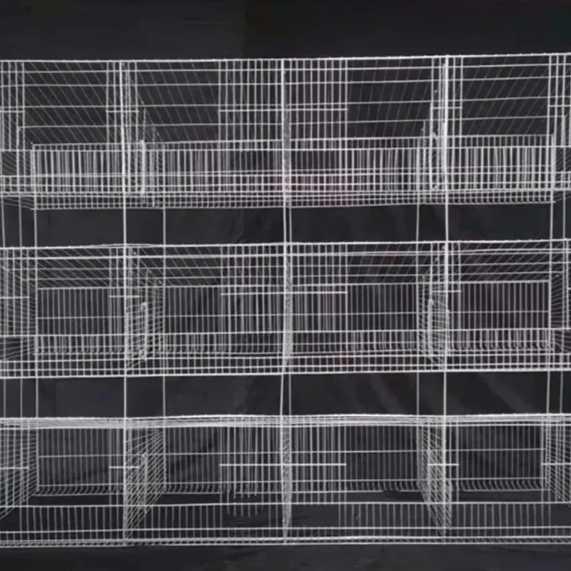 Rabbit Cages Household Breeding 3 Layers 12-bit Rabbit Cage With Automatic Feces-free Cleaning/Sinking Production Box
Rabbit Cages Household Breeding 3 Layers 12-bit Rabbit Cage With Automatic Feces-free Cleaning/Sinking Production Box